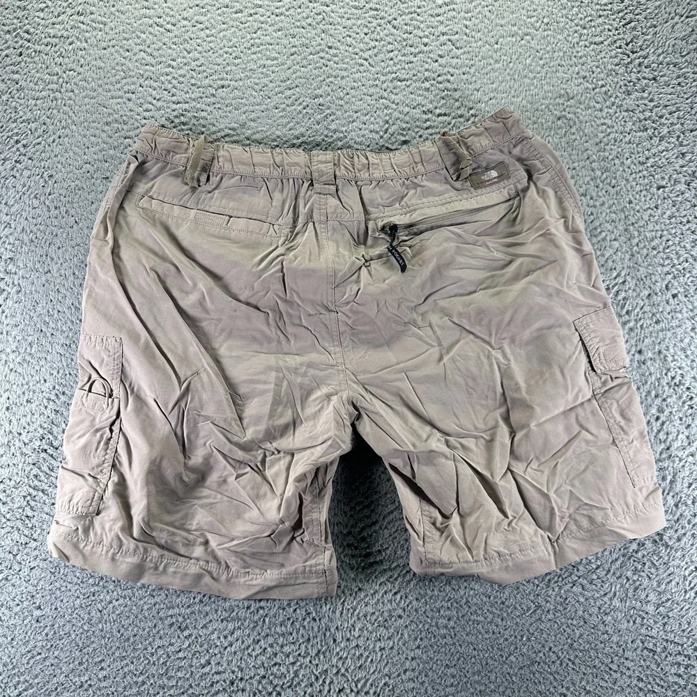 The North Face Shorts Mens L Brown Cotton Cargo Utility Workwear Hiking Travel